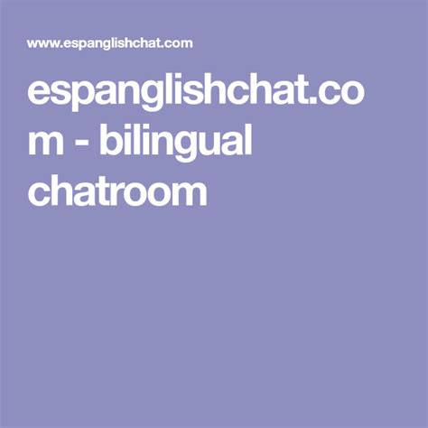 chatear en ingles|espanglishchat.com